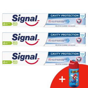 Signal Family Care Zubná pasta na ochranu zubného kazu 3x125ml +...