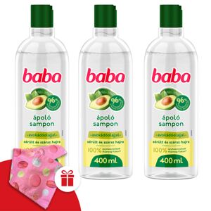 Detský šampón s avokádovým olejom na poškodené a suché vlasy 3x40...