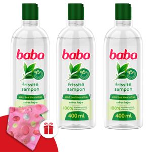 Detský šampón s výťažkom zo zeleného čaju na mastné vlasy 3x400ml...