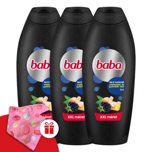 Kúpeľ na detskú oslavu Divoká černica a zázvor 3x750ml + darčekov...