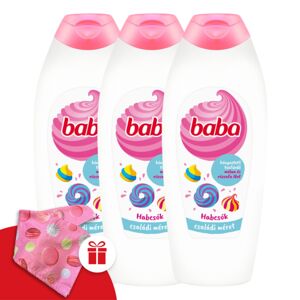 Detský penový sprchový kúpeľ s malinou a ružovým drevom 3x750ml +...
