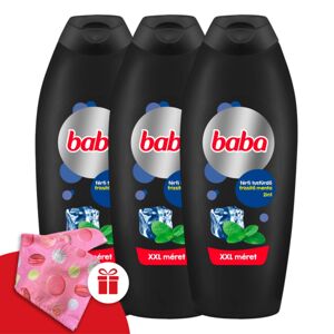 Detská pánska sprchová vanička Mint 3x750ml + darčeková detská turbína