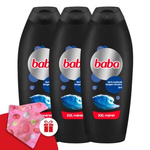 Detský pánsky sprchovací kúpeľ Sea Mineral 3x750ml + darčeková de...