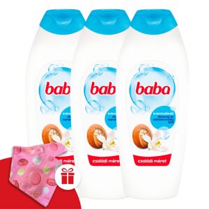 Kúpeľ na detskú sprchu Bambucké maslo a pomarančový kvet 3x750ml...