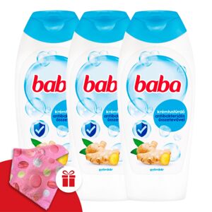 Detský sprchovací kúpeľ Antibakteriálny 3x400ml + darčeková detsk...
