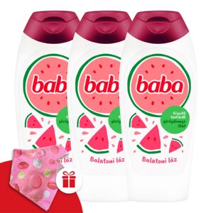 Kúpeľ na detskú sprchu Watermelon 3x400ml + darčeková detská turbína