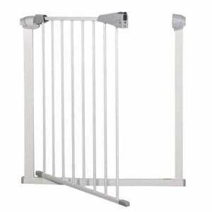 Nastaviteľná bezpečnostná brána Springos 75-99 cm - biela