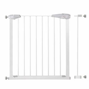 Detská bezpečnostná klietka Springos - 76-92 cm - biela