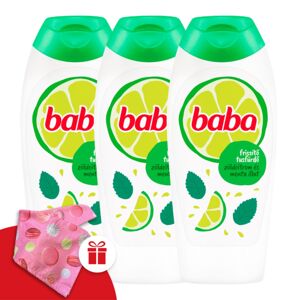 Kúpeľ na detskú sprchu Zelený citrón 3x400ml + darčeková detská turbína