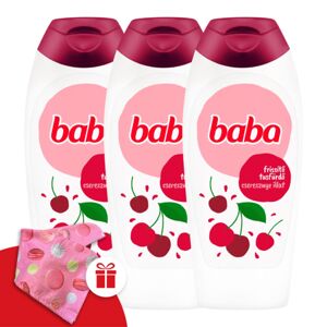 Detská sprcha Kúpeľ Cherry 3x400ml + Darčeková detská turbína