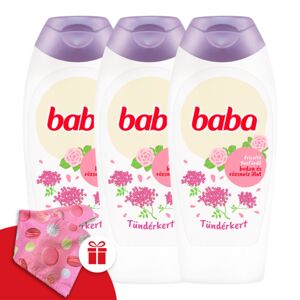 Detská sprcha Kúpeľ Bodza a ružová voda 3x400ml + Darčeková detsk...