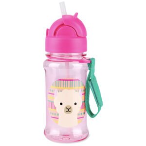 Fľaša so slamkou Skip Hop Zoo Llama - 355 ml, Tritan