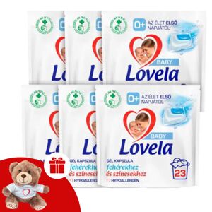 Lovela Baby Hypoalergénne vrecko na pranie 6x23ks + darček Lovela Bear