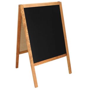 Obojstranná drevená značka zastávky Dechland 100x60cm