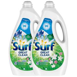 Prací gél Surf Mountain Fresh & Jasmine 120 pracích dávok 2x3L