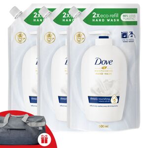 Náplň tekutého mydla Dove Deeply Nourishing 3x500ml + darčeková š...