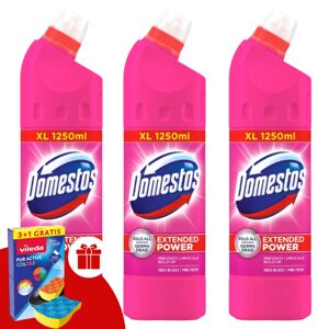 Domestos Antiseptický čistiaci prostriedok Pink Fresh 3x1250ml +...