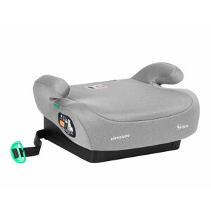 Podsedák Kikkaboo i-Go i-Size Beltfix 125-150 cm svetlo šedý