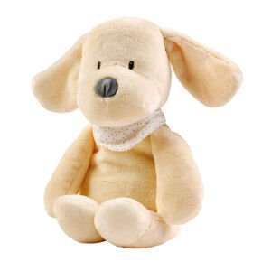 Nattou nočné svetlo hudobné plyšové Sleepy dog vanilka