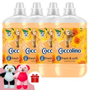 Coccolino Orange Rush oplachovací koncentrát 272 umývaní 4x1700ml...