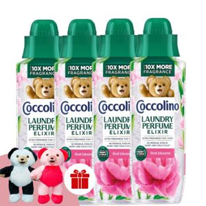 Coccolino First Blooms Wash Perfume 4x460ml + darček 1ks Coccolino Bear