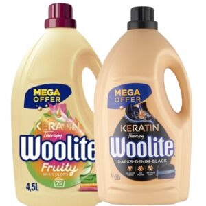 Woolite Keratin Therapy Ovocný prací prostriedok na farebné a tma...