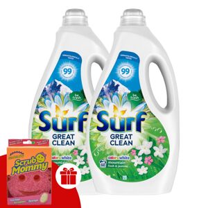 Tekutý prací gél Surf Mountain Fresh &amp; Jasmine 2x3L - 120...