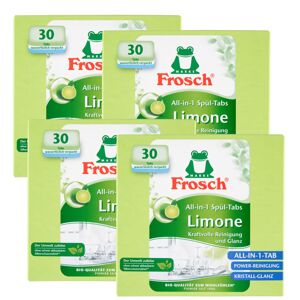 Tablety do umývačky riadu Frosch Lime 4x30ks