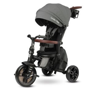 QPLAY Trojkolka Comfo Max Grey, 8 v 1, vek 10-72 mesiacov