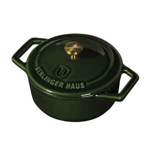 Berlinger Haus BH-6502 Mini liatinový hrniec, 12 cm, smaragdovo zelený
