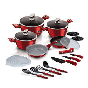 Berlinger Haus BH-7180 Súprava riadu Metallic Line Burgundy Editi...