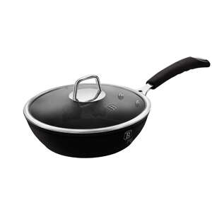 Hlboká panvica s vekom, 24 cm, čierna Professional Line
