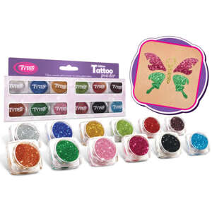 Sada trblietavého prášku - TOP farby - 12 x 2,5 ml