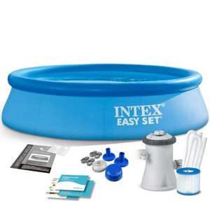 Nafukovací bazén Intex 244x61cm EasySet s vodným rotačným zariade...
