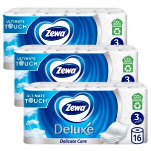 Zewa Deluxe Delicate Care 3 Ply toaletný papier 3x16 roliek