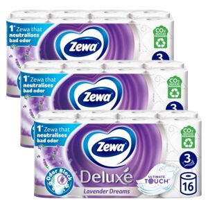 Zewa Deluxe Lavender Dreams 3 Ply toaletný papier 3x16 roliek