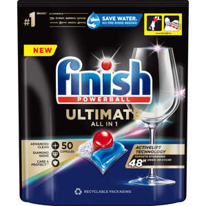 Finish Ultimate All in 1 Regular Umývačka riadu kapsula 50 ks