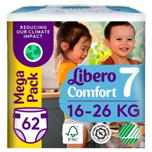 Libero Comfort Mega Pack Nohavičkové plienky 16-26kg XL 7 (62ks)