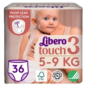 Libero Touch Plienkové Nohavičky 5-9kg Midi 3 (36ks)