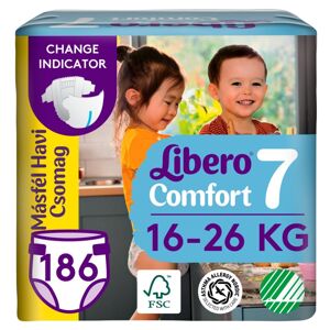 Balenie jeden a pol mesačných plienok Libero Comfort 16-26kg XL 7...