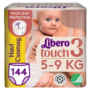 Mesačné balenie plienok Libero Touch 5-9kg Midi 3 (144ks)