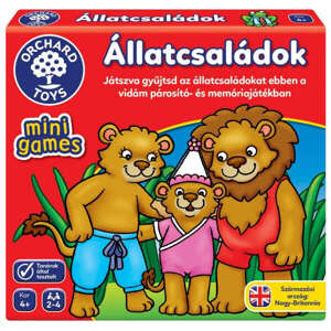Zvieracie rodinky, mini hra (Animal families) ORCHARD TOYS OR362
