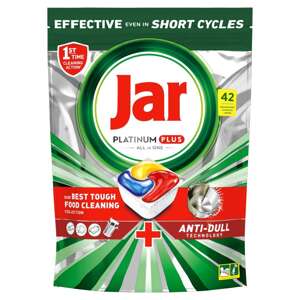 Jar Platinum Plus All In One Lemon Umývačka riadu kapsula 42ks