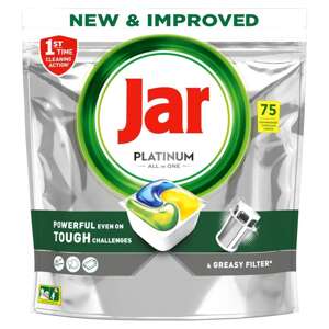 Jar Platinum All In One Lemon Umývačka riadu kapsula 75 ks