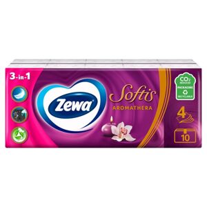 Zewa Softis 4-vrstvové Papierové vreckovky - Aromathera 10x9ks