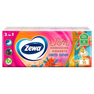 Zewa Softis 4-vrstvové Papierové vreckovky - Limited Edition 10x9 ks