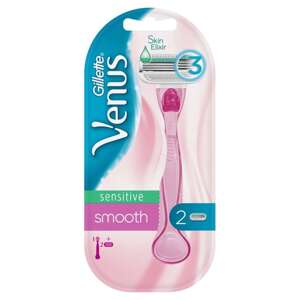 Gillette Venus Smooth Sensitive holiaci strojček + 2 náhradné kazety
