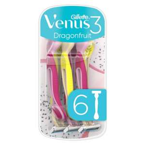 Gillette Venus 3 Dragonfruit dámsky holiaci strojček 6 ks
