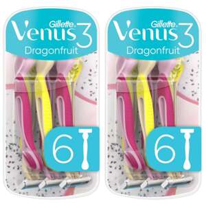 Dámsky holiaci strojček Gillette Venus 3 Dragonfruit 2x6ks