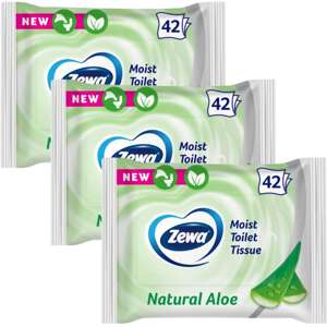 Zewa Aloe Vera vlhčený toaletný papier 3x42ks